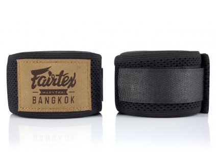 Fairtex elastická bandáž 4,5 m Mesh HW4 - černá