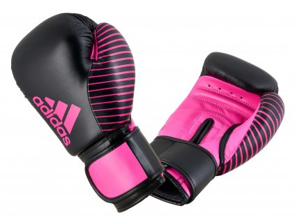 adidas boxerké rukavice adiKBWKF200 - černá/růžová