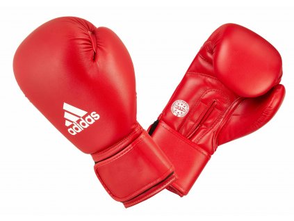 adidas boxerké rukavice WAKO - červená