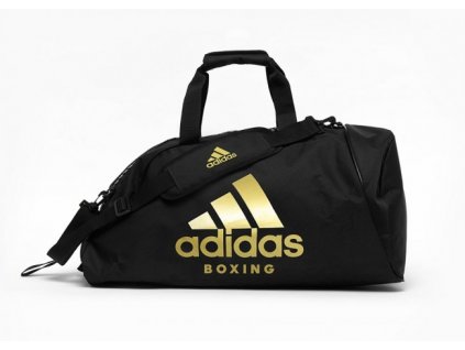 adidas 2in1 Taška/batoh Boxing adiACC052B - černá/zlatá