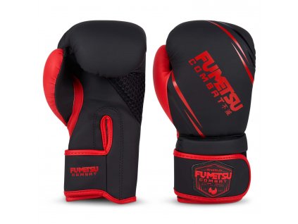 Fumetsu dětské boxerské rukavice Shield - černá/červená