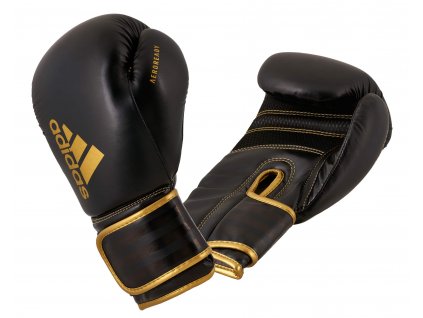 adidas boxerké rukavice Hybrid 80  - černá/zlatá