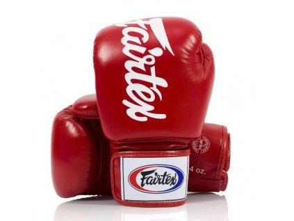 Boxerské rukavice Fairtex BGV19 - červená barva