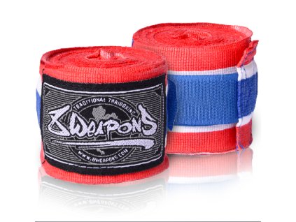 8 Weapons polo-elastická bandáž 5 m - trikolora