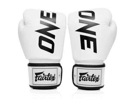 Boxerské rukavice BGV1 ONE x Fairtex  - bílá barva