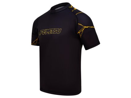 Fumetsu rash guard Kintsugi krátký rukáv - černý