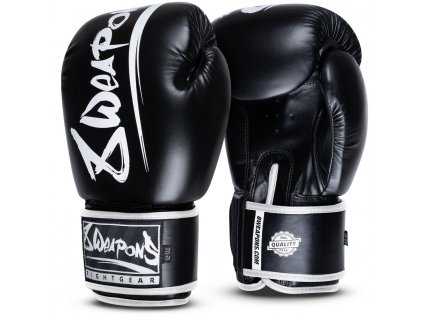 8 Weapons boxerské rukavice UNLIMITED - černá/bílá