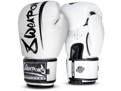 8 Weapons boxerské rukavice UNLIMITED - bílá/černá