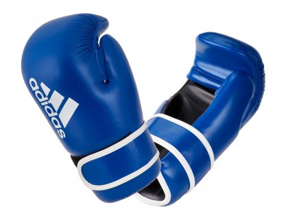adidas Pro Point Fighter otevřené rukavice WAKO adiKBPF100 - modrá