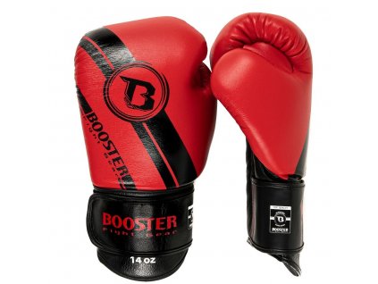 Booster kožené boxerské rukavice PRO BGL V3 - červená/černá