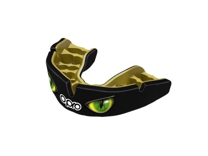 OPRO Instant Custom-Fit  chrániče zubů Eyes - černá/zelená