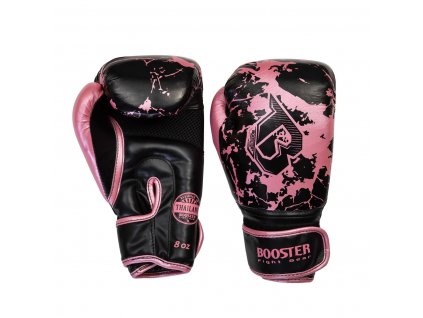 Dětské rukavice Booster Marble - růžová/černá