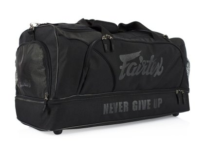 Velká taška Fairtex NEVER GIVE UP - černá