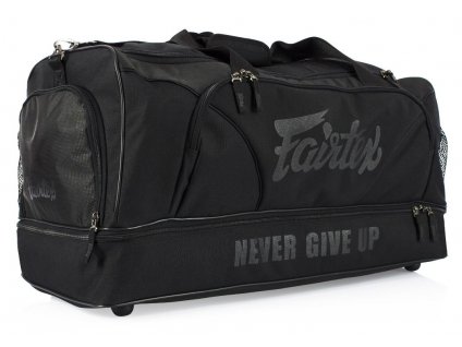 Velká taška Fairtex NEVER GIVE UP - černá