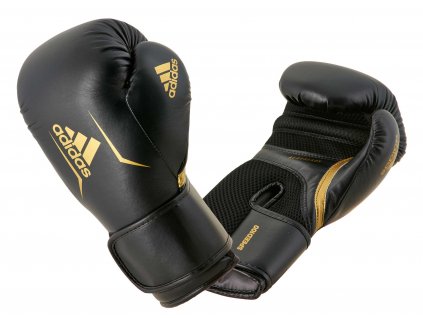 adidas boxerké rukavice Speed 100  ADISBG100 - černá/zlatá