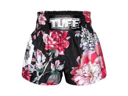 Tuff muay thai trenky the Wild Thorns - černá/růžová