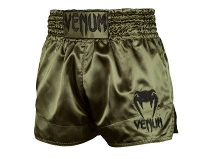 Venum šortky na thajský box Classic - zelená/černá