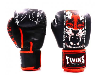 Boxerské rukavice TWINS FBGVL3 NEW PAYAK - černá/červená