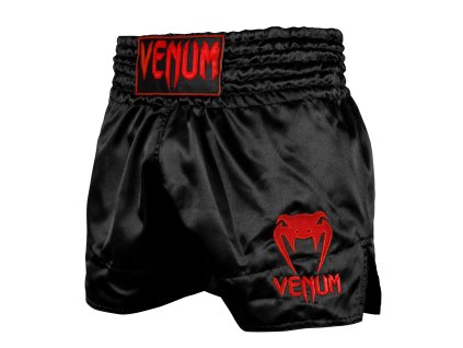 Venum šortky na thajský box Classic - černá/červená