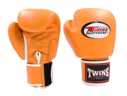 Boxerské rukavice kožené TWINS - apricot