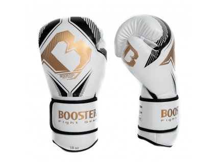 Booster boxerské rukavice Bangkok Series 2 - bílá/zlatá