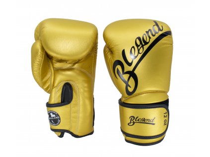 Blegend boxerské rukavice Microfiber BGL32 - zlatá metalická