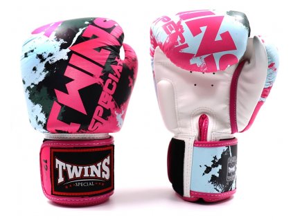 Boxerské rukavice TWINS Candy FBGVL3-61 - růžová