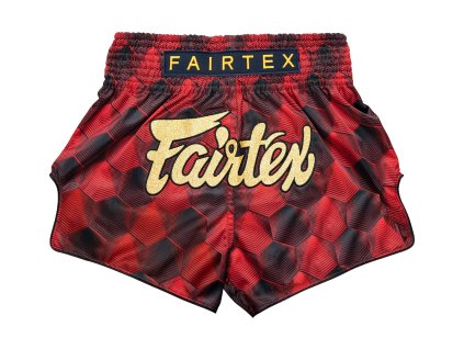 Fairtex trenky na Thajský box BS1919 - červená/černá