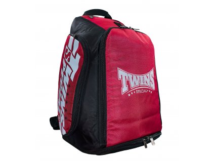 Velký batoh TWINS - konvertibilní taška BAG5 -červená/černá