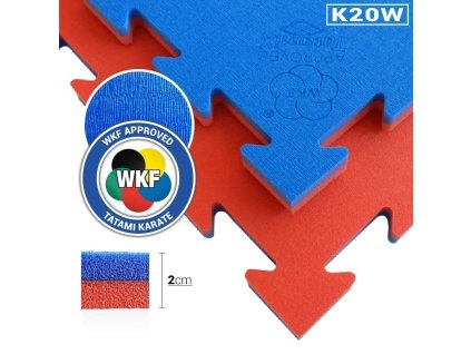 TATAMIX tatami WKF Approved - červená/modrá