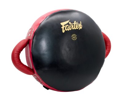 Velká kulatá lapa Fairtex  LKP Donut - černá/červená