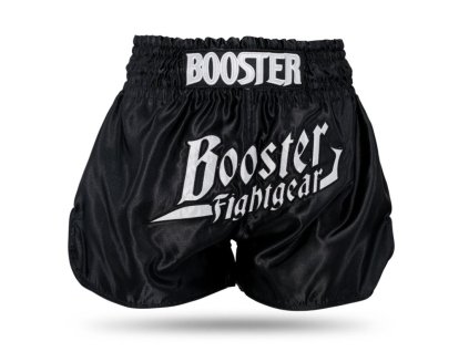 Trenky na thajský box Booster Thunder  - černá/bílá