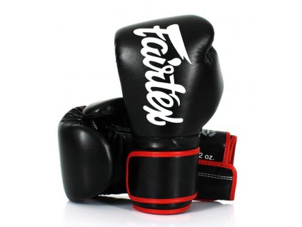 Boxerské rukavice Fairtex BGV14 - černá/červená