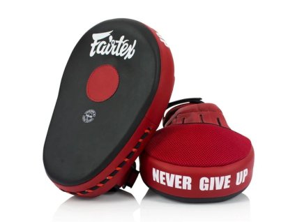Fairtex velké  boxerské lapy FMV13 - černá/červená