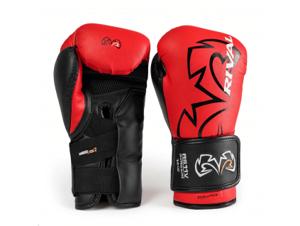 Rival RS11V Evolution sparingové rukavice - červená