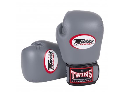 Boxerské rukavice TWINS BGVL-3-GREY šedá barva