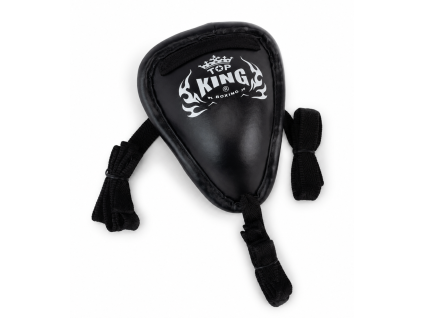 Top King Boxing Kovový suspenzor – Černý