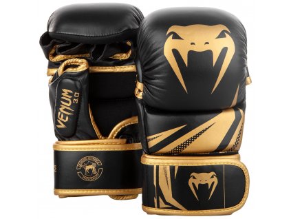 MMA rukavice Venum Challenger 3.0 černá barva zlaté logo