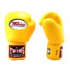 Boxerské rukavice TWINS kožené BGVL3 - žlutá