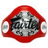 Tréninkový pás na břicho Fairtex - červená barva