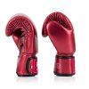 Boxerské rukavice Fairtex BGV22 Metallic - červená