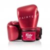 Boxerské rukavice Fairtex BGV22 Metallic - červená