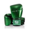 Boxerské rukavice Fairtex BGV22 Metallic - zelená