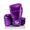 Boxerské rukavice Fairtex BGV22 Metallic - fialová