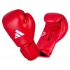 adidas boxerské rukavice WAKO syntetická kůže - červená