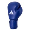 adidas boxerské rukavice WAKO syntetická kůže - modrá