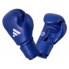 adidas boxerské rukavice WAKO syntetická kůže - modrá