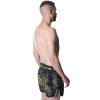 8 WEAPONS Muay Thai trenky Carbon - SAK YANT TIGERS - černá/neon žlutá
