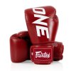 Boxerské rukavice Fairtex ONE Limited - červená barva