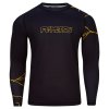 Fumetsu rash guard kintsugi dlouhý rukáv - černá